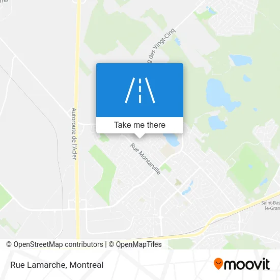 Rue Lamarche map