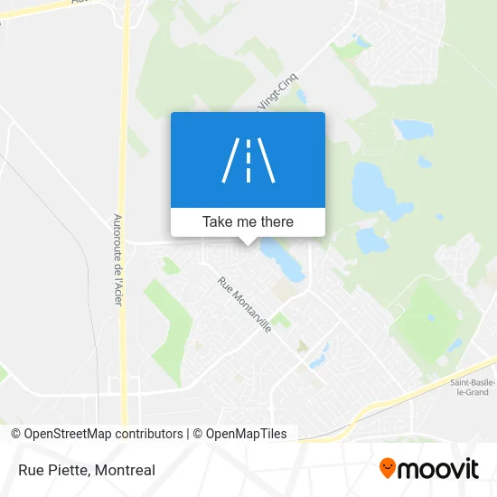 Rue Piette map