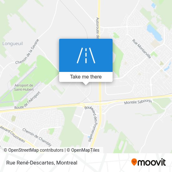 Rue René-Descartes map