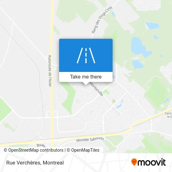 Rue Verchères map