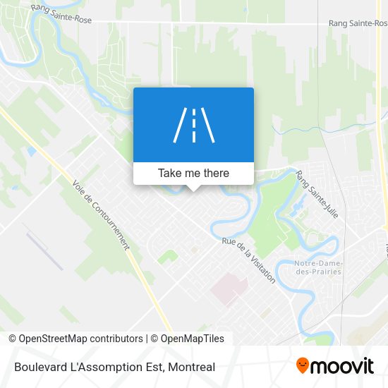 Boulevard L'Assomption Est map