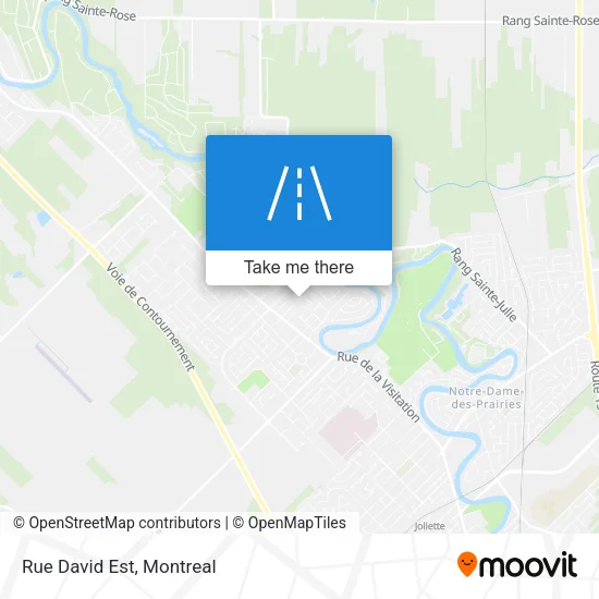 Rue David Est map