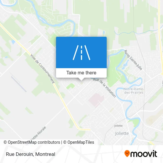 Rue Derouin map