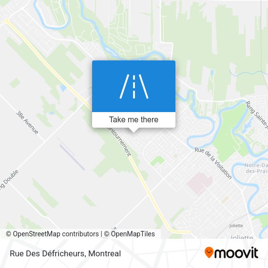 Rue Des Défricheurs map