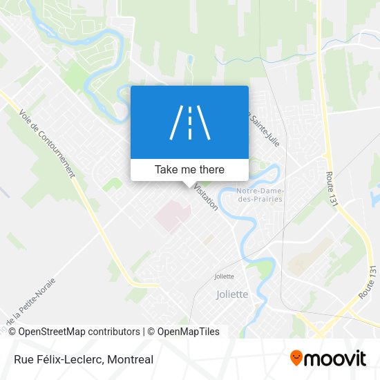 Rue Félix-Leclerc map
