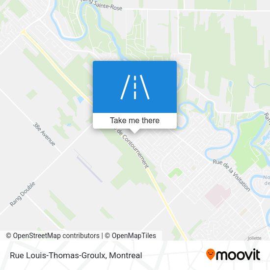Rue Louis-Thomas-Groulx map