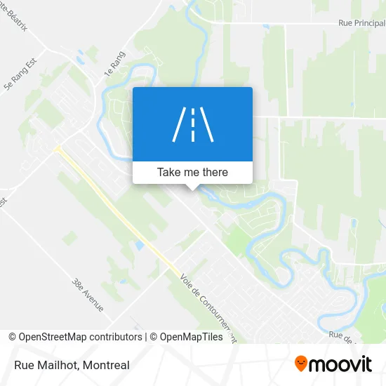 Rue Mailhot map