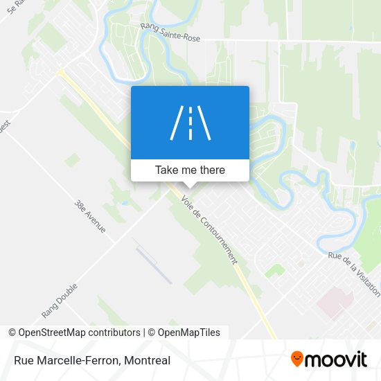 Rue Marcelle-Ferron map