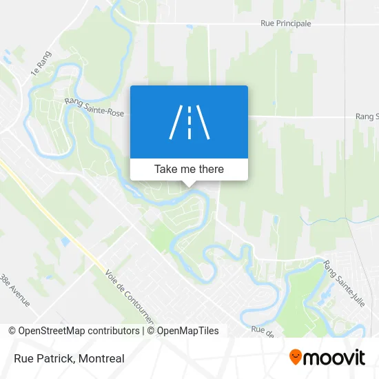 Rue Patrick map