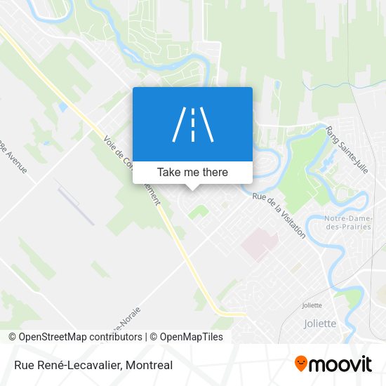 Rue René-Lecavalier map