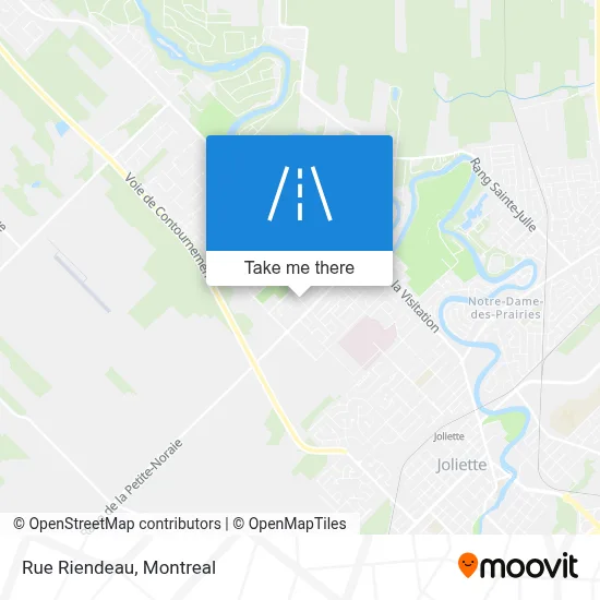Rue Riendeau map