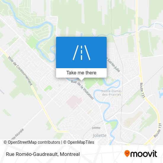 Rue Roméo-Gaudreault map