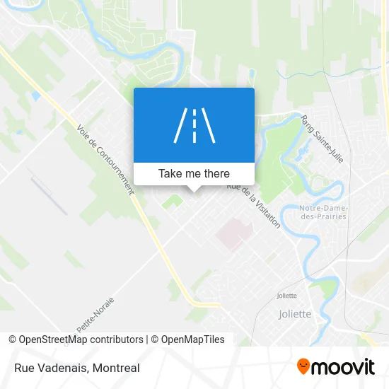 Rue Vadenais map