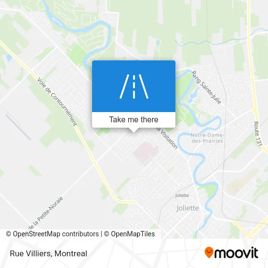 Rue Villiers map