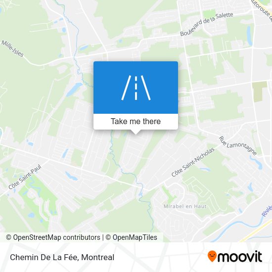 Chemin De La Fée map