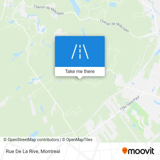 Rue De La Rive map