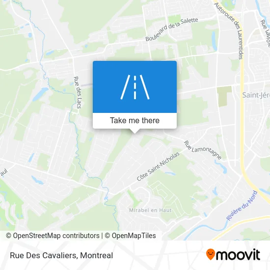 Rue Des Cavaliers map