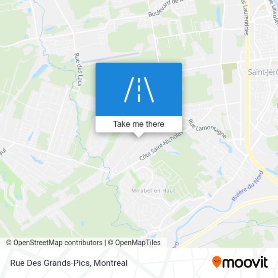 Rue Des Grands-Pics map