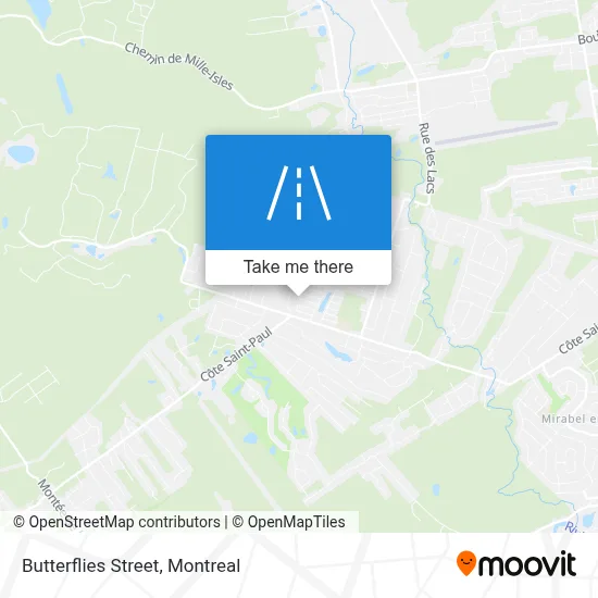 Rue Des Papillons map