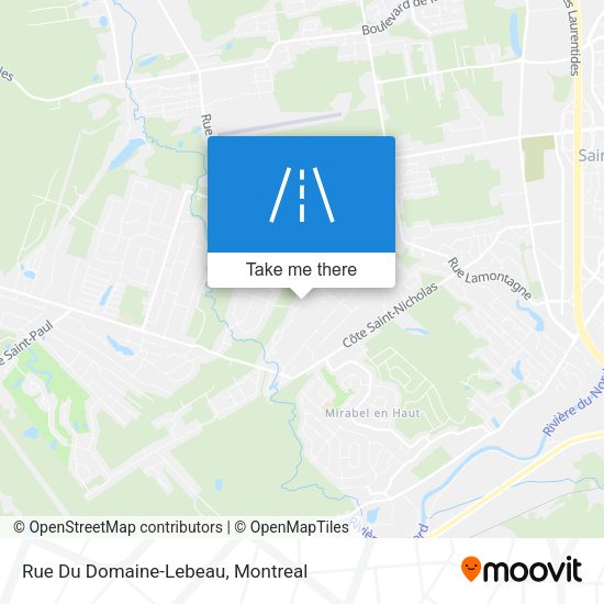 Rue Du Domaine-Lebeau map