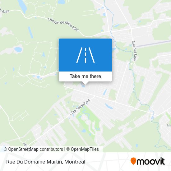 Rue Du Domaine-Martin map