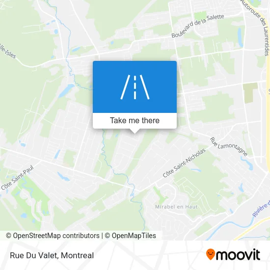 Rue Du Valet map