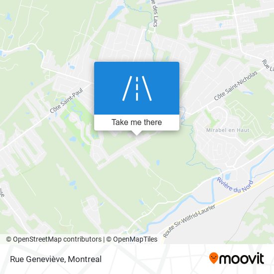 Rue Geneviève map