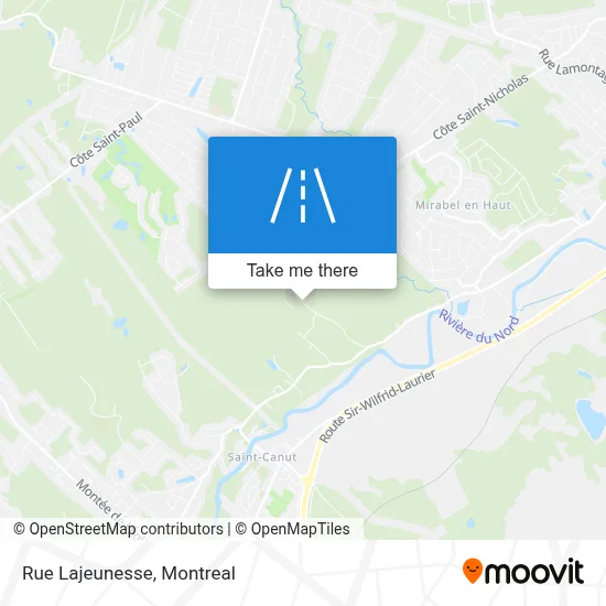 Rue Lajeunesse map