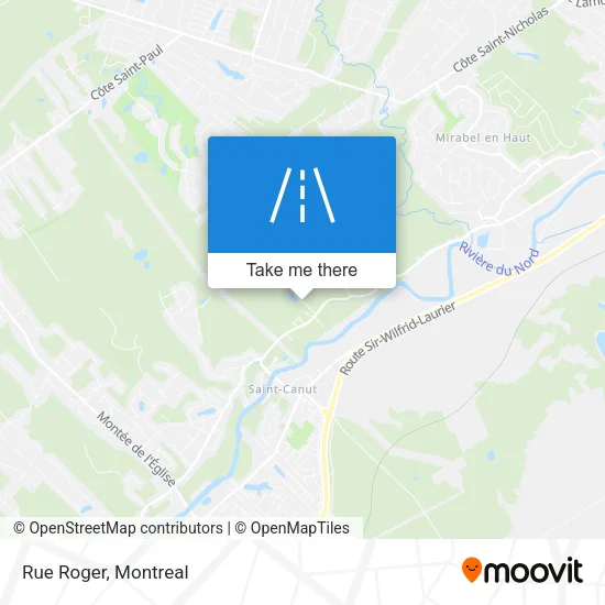 Rue Roger map