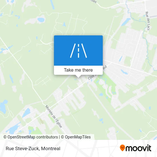 Rue Steve-Zuck map