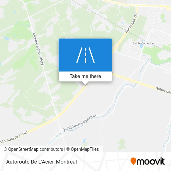 Autoroute De L'Acier map