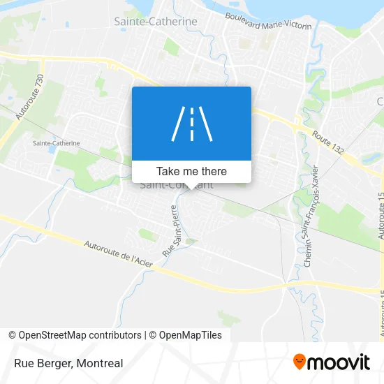 Rue Berger map