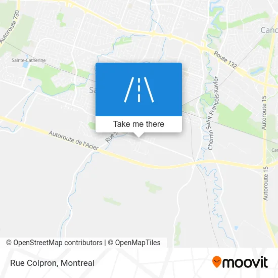Rue Colpron map