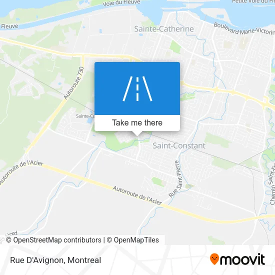 Rue D'Avignon map