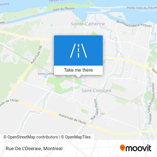 Rue De L'Oseraie map