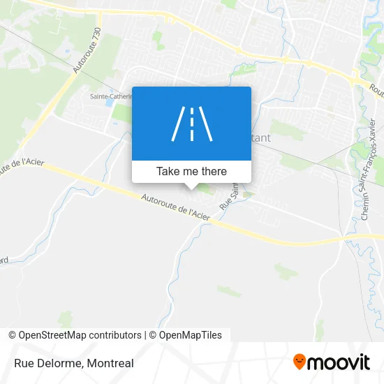 Rue Delorme map