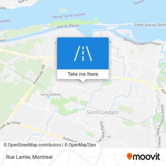 Rue Lamie map