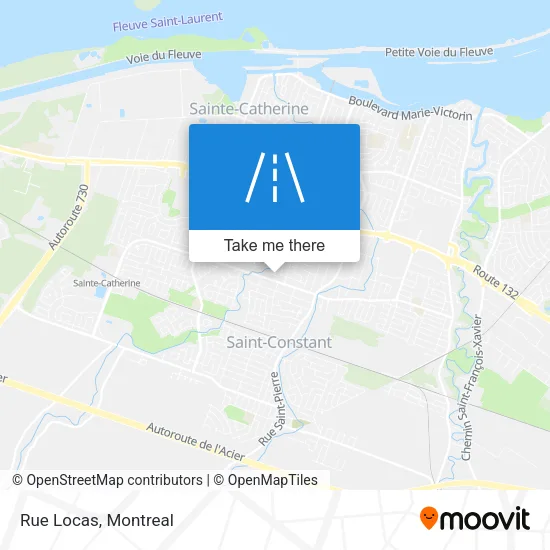 Rue Locas map