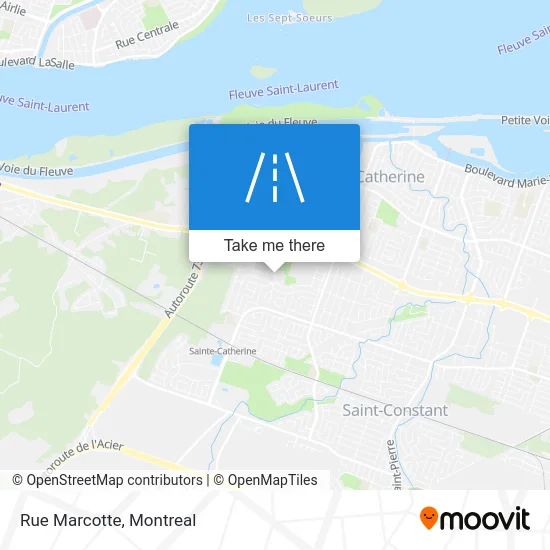 Rue Marcotte map
