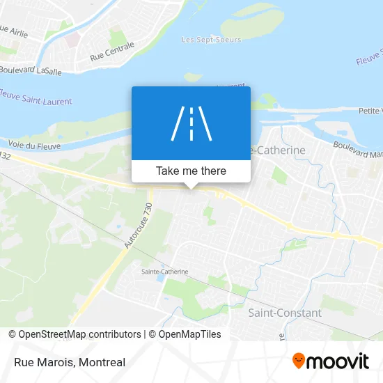 Rue Marois map