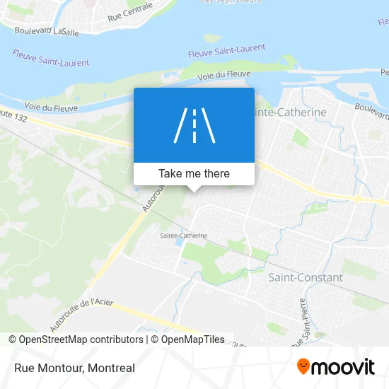 Rue Montour map