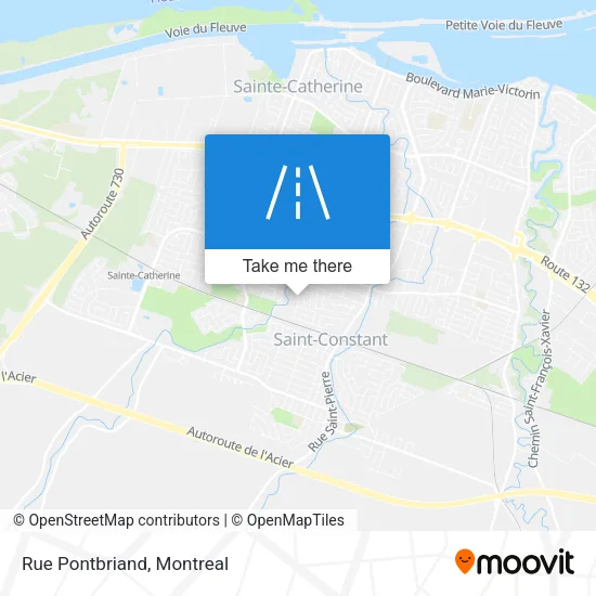 Rue Pontbriand map