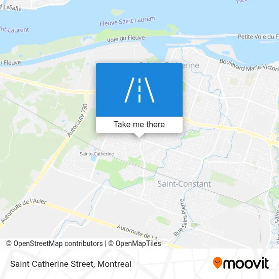 Rue Sainte-Catherine map