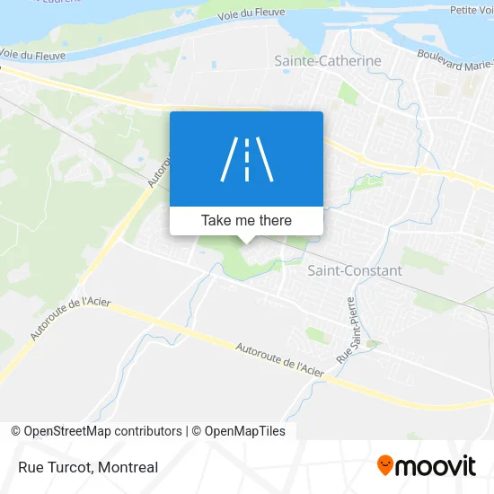 Rue Turcot map