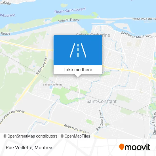 Rue Veillette map