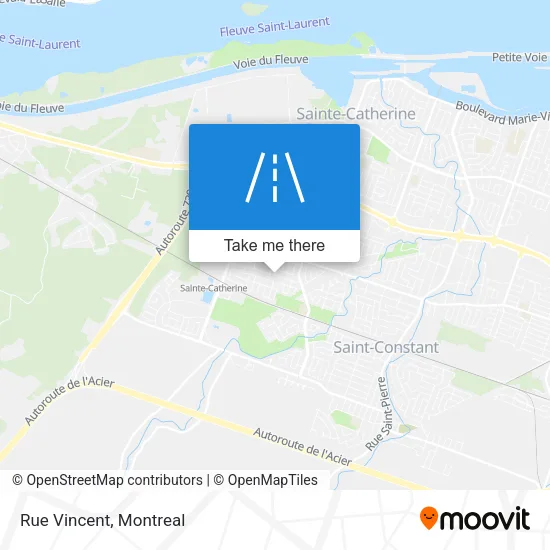 Rue Vincent map