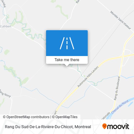 Rang Du Sud-De-La-Rivière-Du-Chicot map