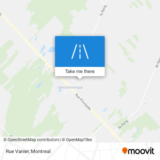 Rue Vanier map