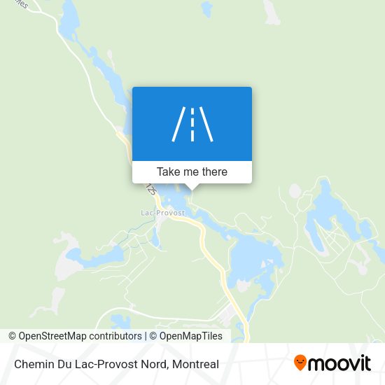 Chemin Du Lac-Provost Nord map