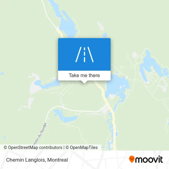 Chemin Langlois map